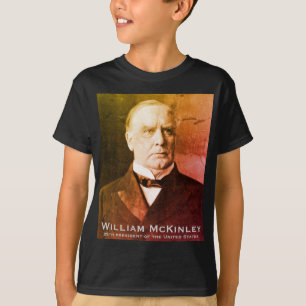 William McKinley, amerikanischer Präsident "Tariff T-Shirt