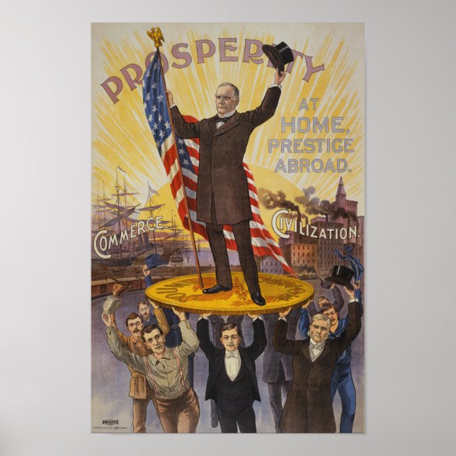 William McKinley Campaign Poster (Vorne)