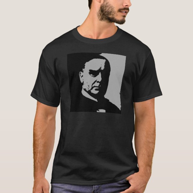 William McKinley Silhouette T-Shirt (Vorderseite)