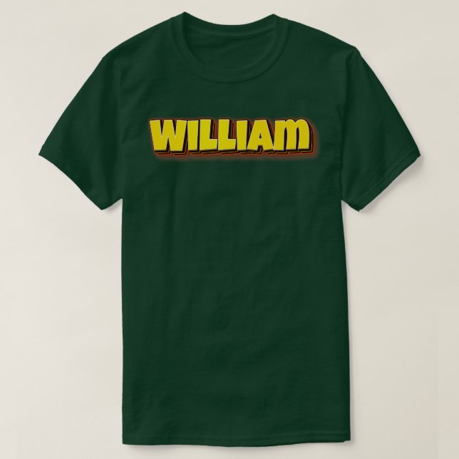 William, mein Name ist William 4 T-Shirt (Design vorne)