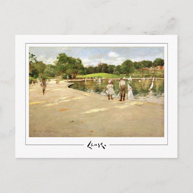 William Merritt Chase #346 - Fine Art Postcard Postkarte (Vorderseite)