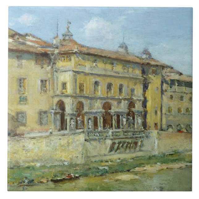 William Merritt Chase - Florenz Fliese (Vorderseite)