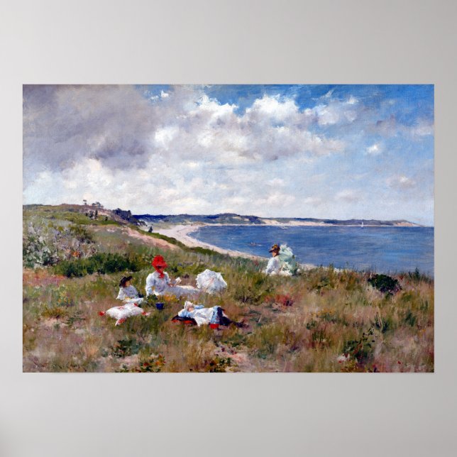 William Merritt Chase Idle Stunden Poster (Vorne)