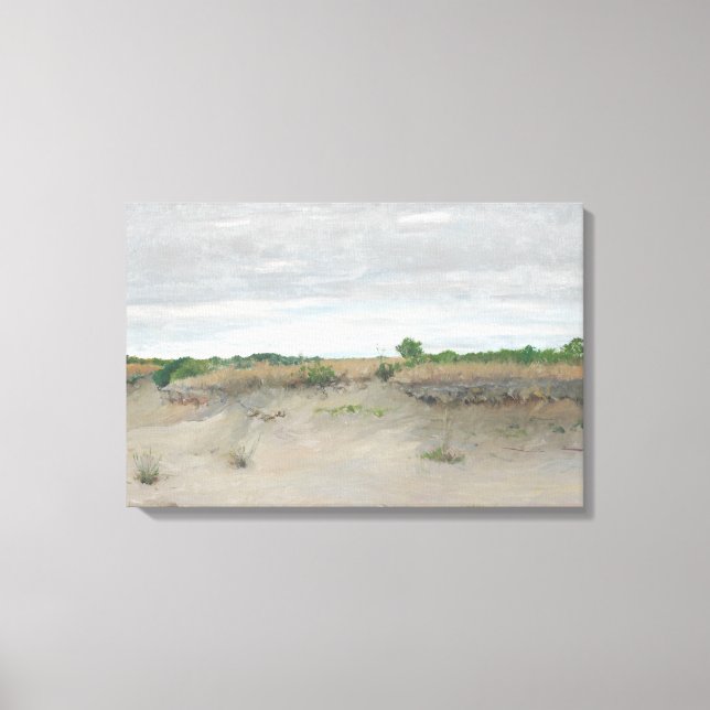 William Merritt Chase - Wind-Swept Sands Leinwanddruck (Vorderseite)