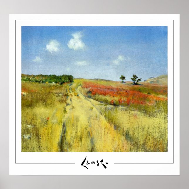 William Merritt Chase Zedign Art Poster #222 (Vorne)