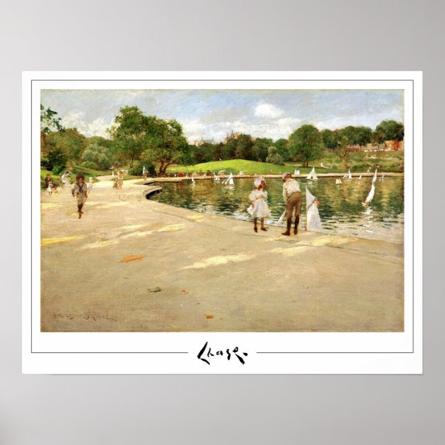 William Merritt Chase Zedign Art Poster #346 (Vorne)