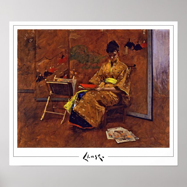 William Merritt Chase Zedign Art Poster #356 (Vorne)
