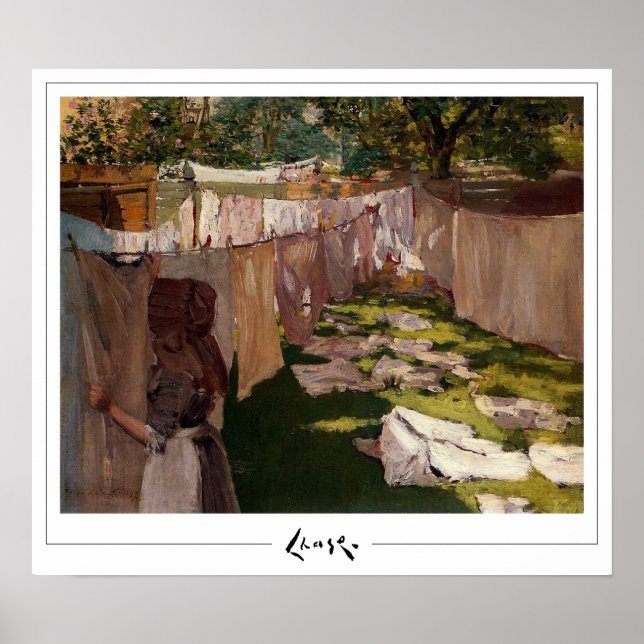 William Merritt Chase Zedign Art Poster #53 (Vorne)