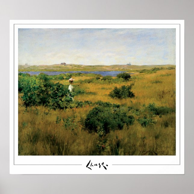 William Merritt Chase Zedign Art Poster #7 (Vorne)