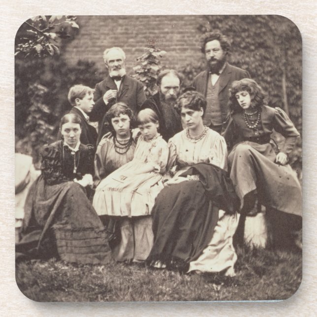 William Morris-(1834-96) Sir Edward Burne-Jones (1 Untersetzer (Vorderseite)