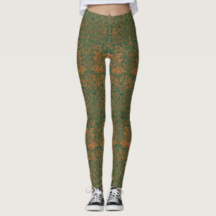 William Morris 1881 Vögel, Kaninchen-Muster Leggings