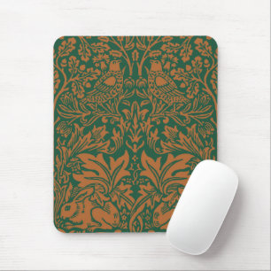 William Morris 1881 Vögel, Kaninchen-Muster Mousepad