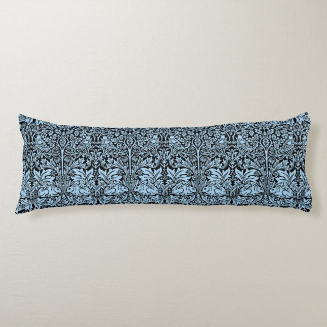 William Morris 1881 Vögel, Kaninchen-Muster Seitenschläferkissen (Vorderseite)