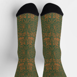 William Morris 1881 Vögel, Kaninchen-Muster Socken