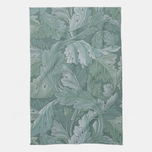 William Morris Acanthus-Blatt Tealblau-Muster Geschirrtuch