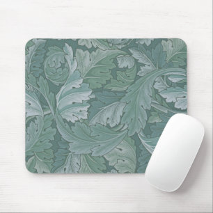 William Morris Acanthus-Blatt Tealblau-Muster Mousepad