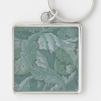 William Morris Acanthus-Blatt Tealblau-Muster
