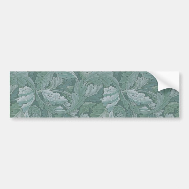 William Morris Acanthus Botanical Harmony Classic Autoaufkleber (Vorne)
