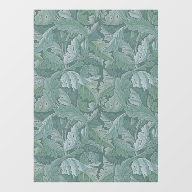 William Morris Acanthus Botanical Harmony Classic Fensteraufkleber (Blatt)
