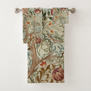 William Morris Acanthus Embroidery Muster Badhandtuch Set