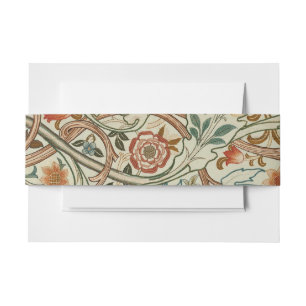 William Morris Acanthus Embroidery Muster Einladungsbanderole