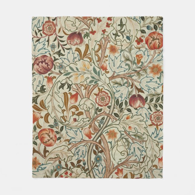 William Morris Acanthus Embroidery Muster Fleecedecke (Vorderseite)