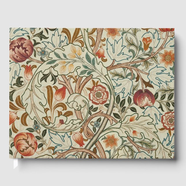 William Morris Acanthus Embroidery Muster Gästebuch (Vorderseite)