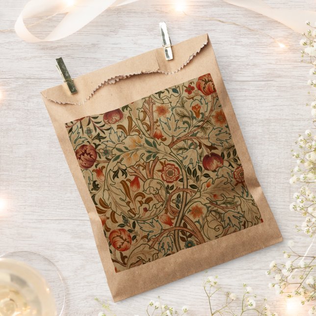 William Morris Acanthus Embroidery Muster Geschenktütchen (Ausgeschnitten)