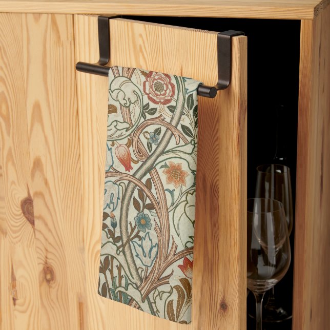 William Morris Acanthus Embroidery Muster Geschirrtuch (Drittel gefaltet)