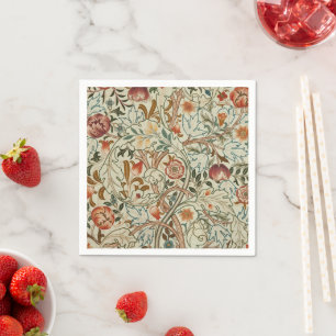 William Morris Acanthus Embroidery Muster Serviette