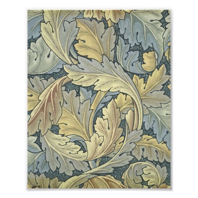 William Morris Acanthus Leaves Floral Art Nouvelle Fotodruck (Vorne)