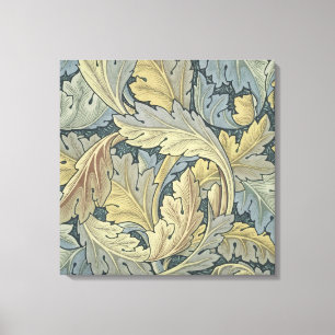 William Morris Acanthus Leaves Floral Art Nouvelle Leinwanddruck