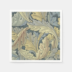 William Morris Acanthus Leaves Floral Art Nouvelle Serviette