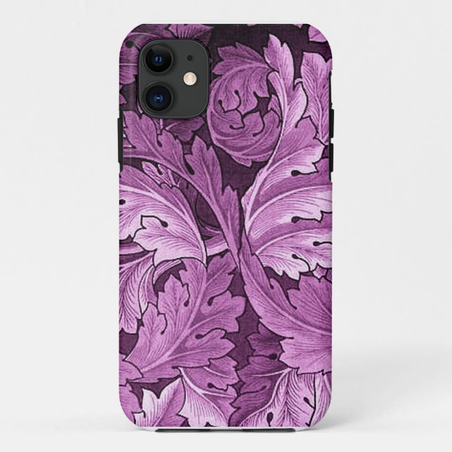 William Morris Acanthus Pattern Iphone Case (Rückseite)
