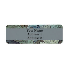 William Morris Acanthus Sage Blume Floral Botanic