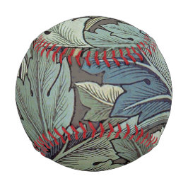 William Morris Acanthus Sage Blume Floral Botanic Baseball