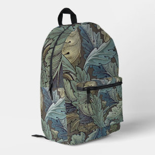 William Morris Acanthus Sage Blume Floral Botanic Bedruckter Rucksack