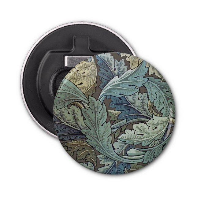 William Morris Acanthus Sage Blume Floral Botanic Flaschenöffner (Vorderseite)