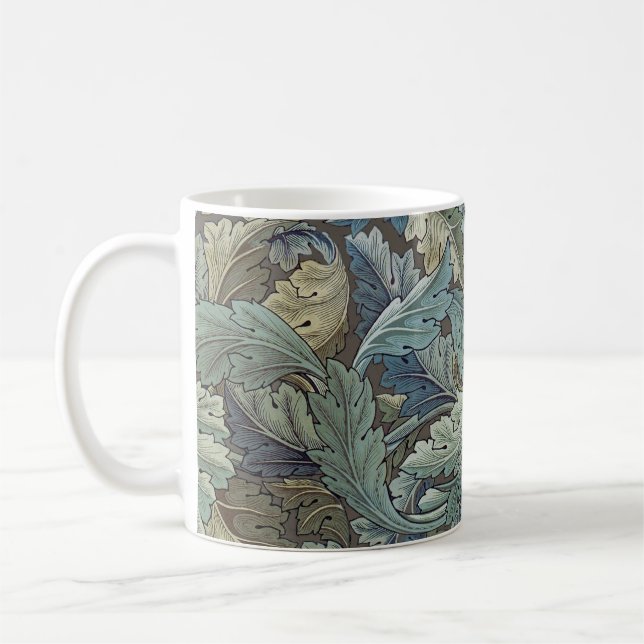 William Morris Acanthus Sage Blume Floral Botanic Kaffeetasse (Links)