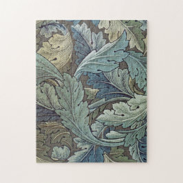 William Morris Acanthus Sage Blume Floral Botanic Puzzle