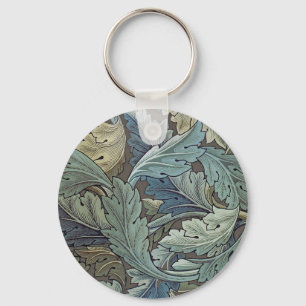 William Morris Acanthus Sage Blume Floral Botanic Schlüsselanhänger