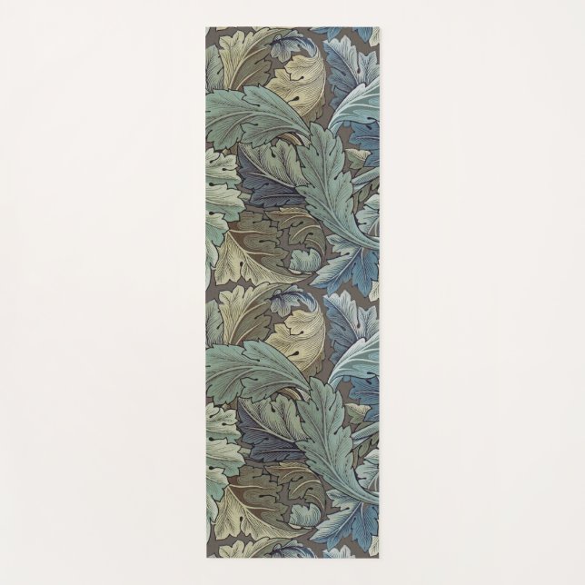 William Morris Acanthus Sage Blume Floral Botanic Yogamatte (Vorderseite)