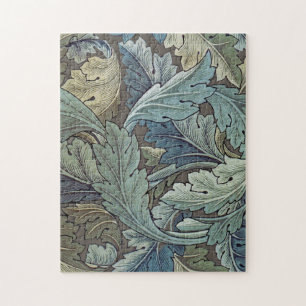 William Morris Acanthus Salbei-Blumen-Blumen- Bota Puzzle