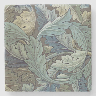 William Morris Acanthus Salbei-Blumen-Blumen- Bota Steinuntersetzer