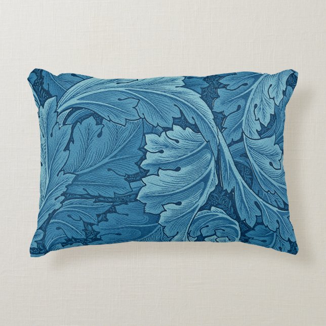 William Morris Acanthus Vintag Blue Zierkissen (Vorderseite)