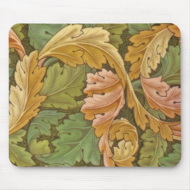 William Morris Acanthus Vintag Floral Mousepad (Vorne)