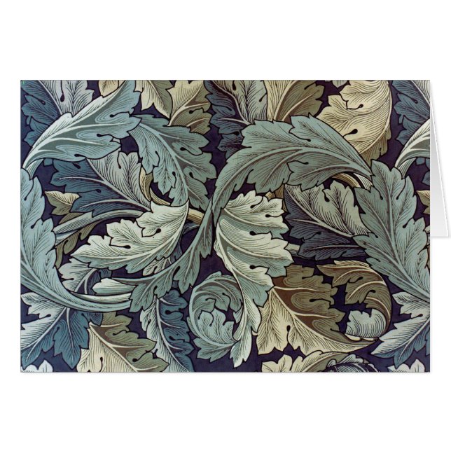 William Morris Acanthus Wallpaper Blätter (Vorderseite (Horizontal))