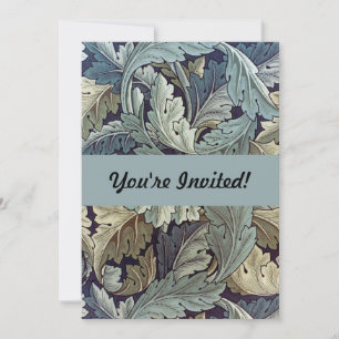 William Morris Acanthus Wallpaper Blätter Einladung