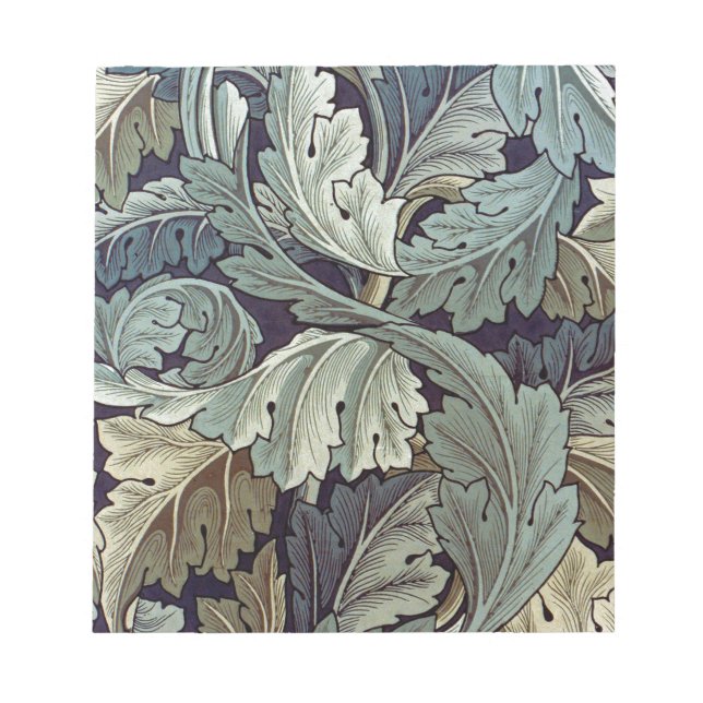 William Morris Acanthus Wallpaper Blätter Notizblock (Vorderseite)