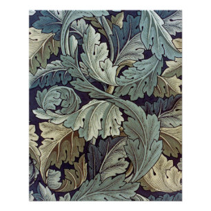 William Morris Acanthus Wallpaper Blätter Poster